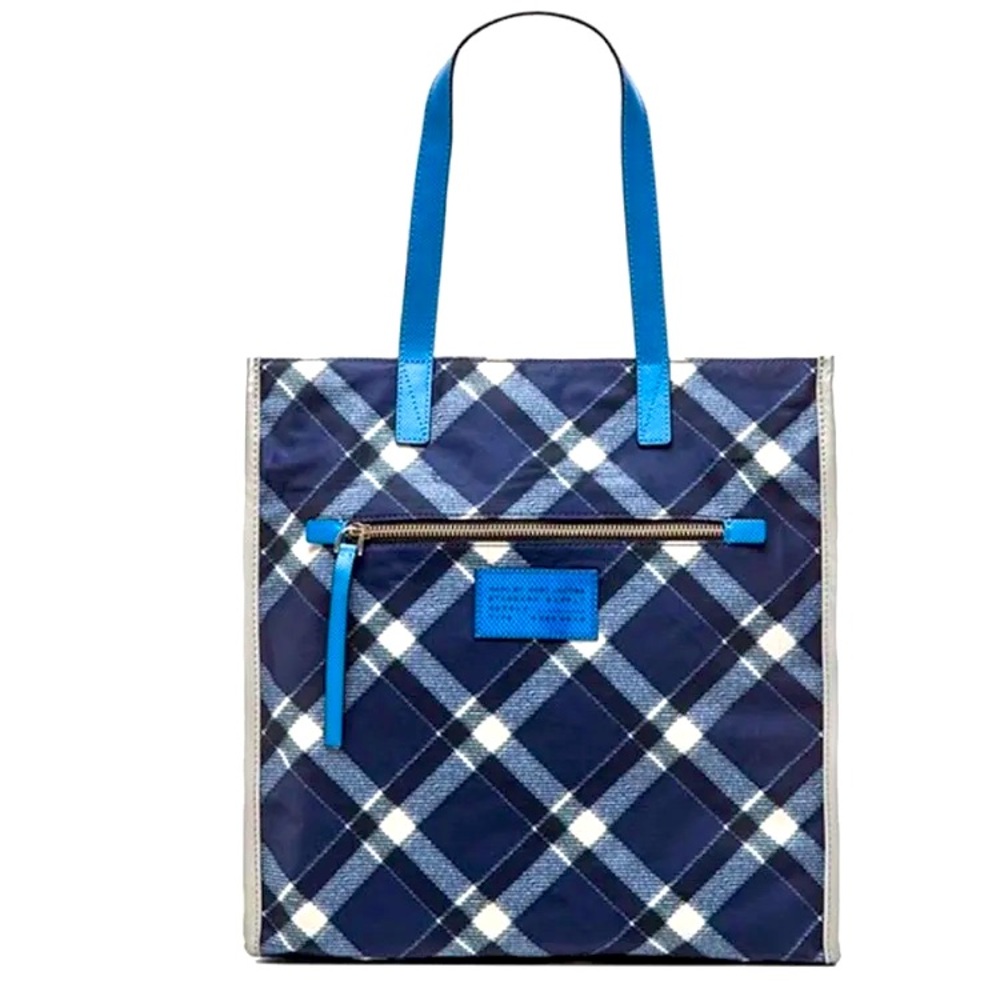 MARC JACOBS skipper blue multi nylon tote bag

Great condition!